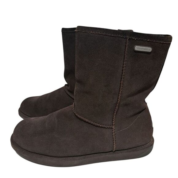 EMU Australia Patterson Lo Waterproof Winter Mid Calf Sheepskin Boot Chocolate 8 - Picture 9 of 16